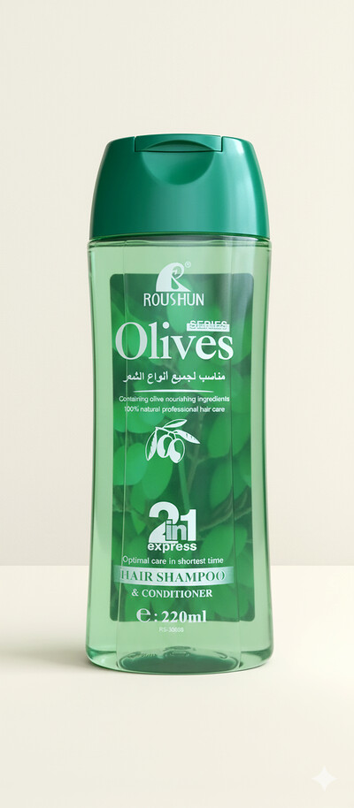 Roushun - 2 In 1 Olives Shampoo & Conditioner - 220Ml